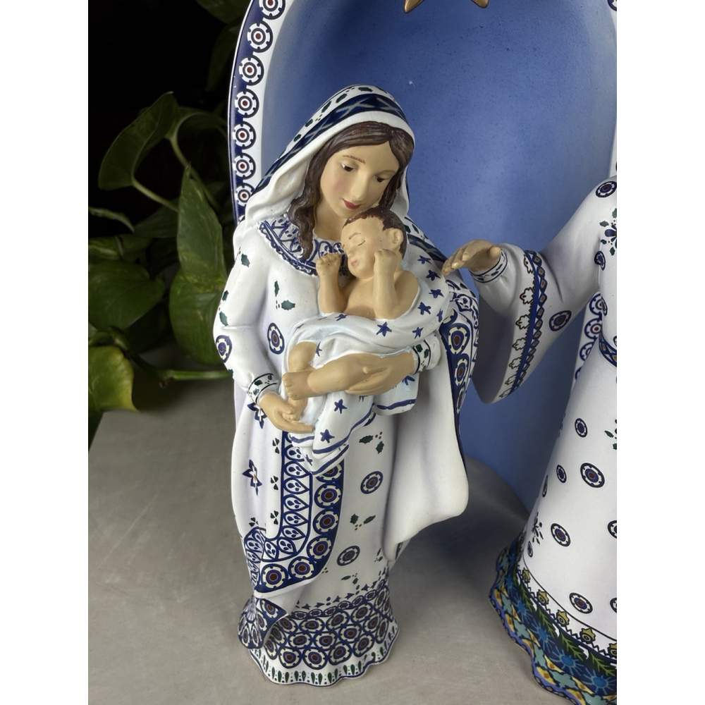 Hawthorne Village The Silent Night Nativity Collection Mary Jesus Joseph Crèche - Picture 2 of 11